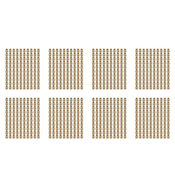 800Pcs M3 Thread Knurled Brass Threaded Heat Set Heat Insert Embedment Nut for 3D Printer