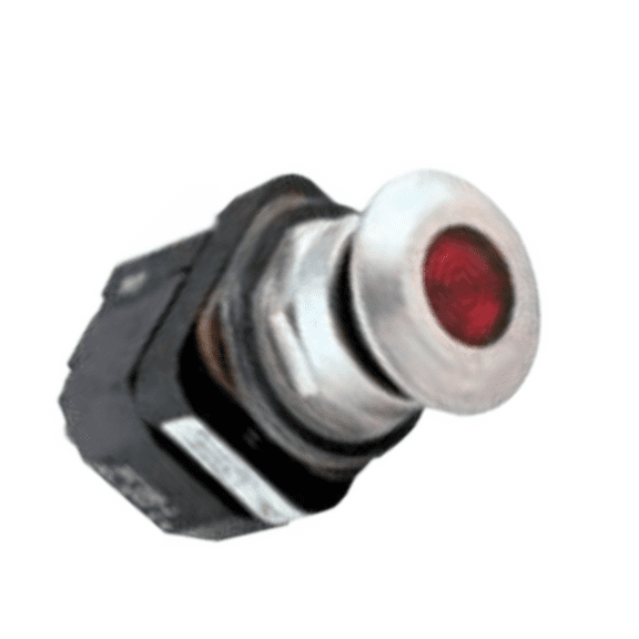 800T-FXQH2RA Push-Pull Device, No Twist Release, 2-Position, 12-130V AC/DC, Standard Mushroom Cap, No Legend on Cap, Red, No Guards - on Terminals, Full Voltage Type, 1-NO 1-NC Standard