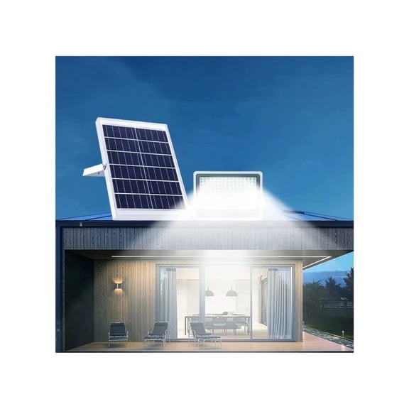 800W 2 head Solar Light Outdoor Led Floodlight Garden Lights Solar Panel IP67 Waterproof Super Bright Remote Control Wall Lamp