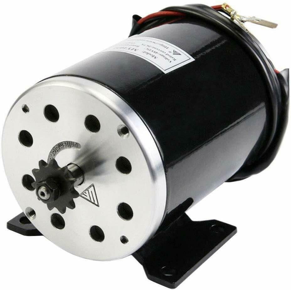 800W 36V Brushed Electric Motor for EVO Scooters - Ideal for Tricycles, Electric Bikes, Bicycles, Scooters, ATVs, Quads, Go Karts, E Bikes,  Dirt Bikes MX350