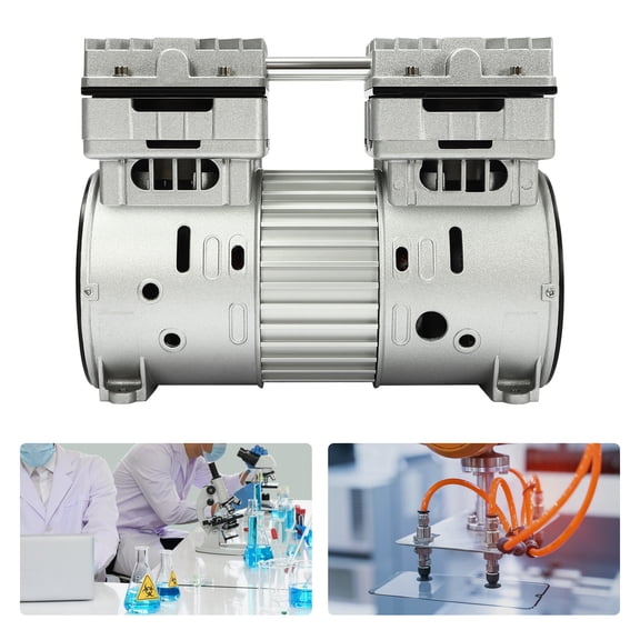 800W Air Compressor Pump Head, Oil-Free Pump Head 110V, 1700RPM, Cooling Fan Design, for Air Compressor Replacement, Vacuum Pump Accessories