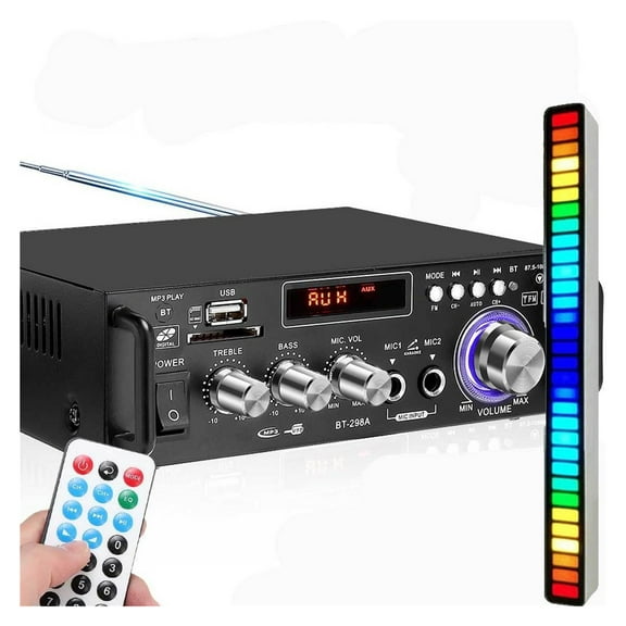 800W Amplifie Home Amplifiers Audio Bluetooth Amplifier Subwoofer Amplifier Home Theater Sound System Amplifier Professional ,Multiple Applications