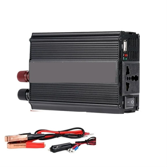 800W Car Power Inverter Modified Sine Wave DC 24V To AC V Voltage Transformer USB Car Adapter Converter Auto Charger Inversor ,High-efficiency Conversion