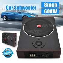 800W Car Stereo Subwoofer Active Under Seat Hifi Digital Audio Power Amplifier AV Car Auto Speakers Car Audio Speaker Body Kit