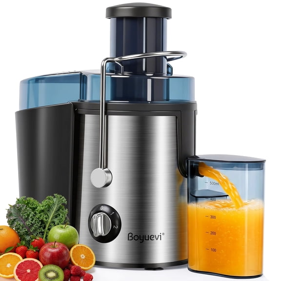 800W Centrifugal Juicer Machine, 3" Large Feed Chute Juice Extractor, 3 Speed Modes, Stainless Steel Filter, Safety Lock Arm, Easy To Assemble & Clean Juicer For Fruits And Vegetables