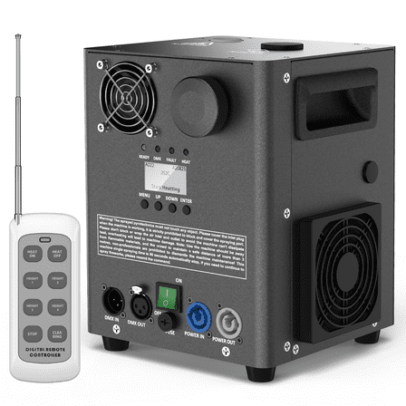 800W Cold Spark Machine Spraying Electronic Flower Effect W/ Remote DMX512 for Wedding Musical (Black)