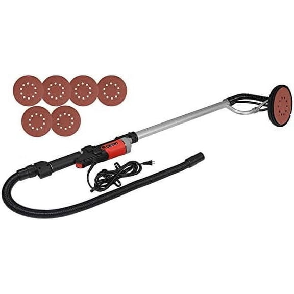 800W Electric Drywall Sander Adjustable Variable Speed w/ 6 Sand Pads$$Tools & Hardware Other