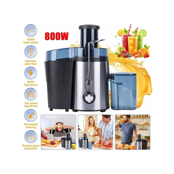 800W Electric Juicer Fruit Vegetable Blender Juice Extractor Citrus Machine New