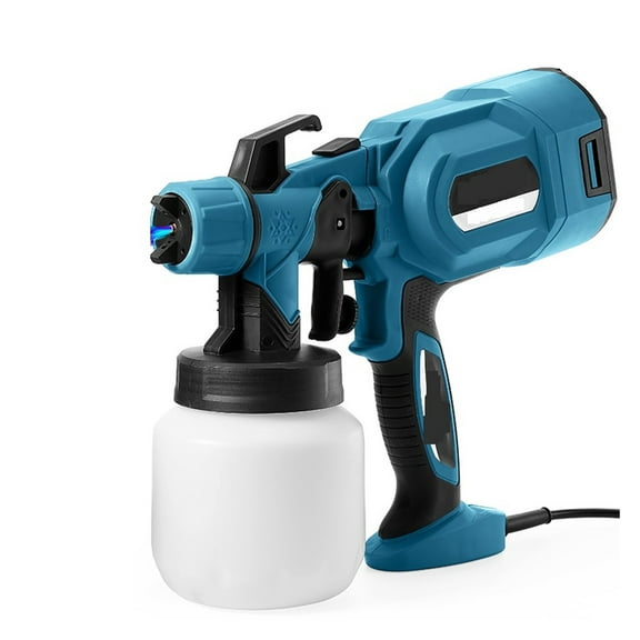 800W Electric Spray Gun Adjustable Paint Sprayer Auto Furniture Steel Coating Airbrush 800ML High Capacity 1.5M ,Easy to Clean