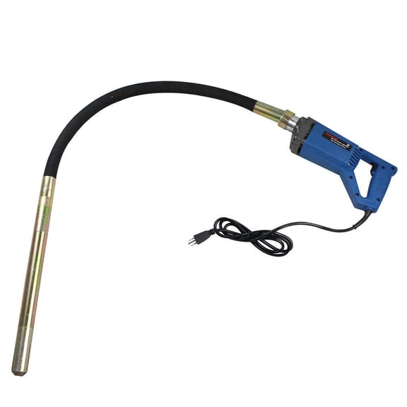 800W Handheld Electric Concrete Vibrator Portable Concrete Vibrating Finishing Construction Tool with 1.2M Hose for Highway Fence Bridge Construction Places