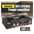 thumbnail image 1 of 800W HiFi Stereo Audio Car Amplifier Car Audio Bluetooth 2 Channel Digital Powerful Car Amplifier For Subwoofer Audio Processor ,Scalable Fun, 1 of 5