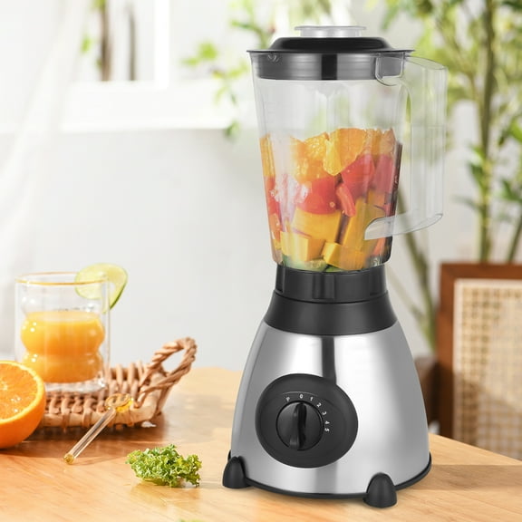 800W High-Speed Blender with 1.6L Capacity 5-Speed & Pulse Control, Stainless Steel Blades, Overload Protection, Easy to Clean, for Smoothies & More