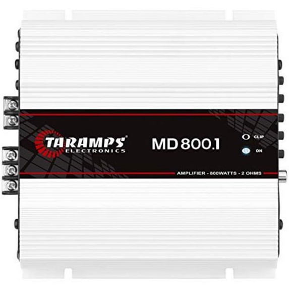 800W Mono 2 Ohm Amplifier, Black
