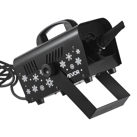 800W Portable Snow Machine with Wireless Remote - Handheld or Hanging Snow Maker, 1L Integrated Water Tank & Carry Handle for Indoor/Outdoor Christmas Party Decor, Stage Snowflake Effect