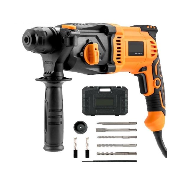 800W Rotary Hammer Drill Max Drilling 26mm 4Modes SDSPlus Electric
