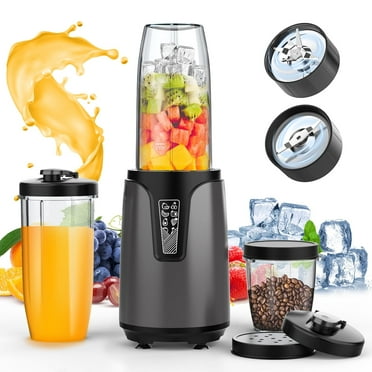800W Smoothie Blender, 10PCS Personal Blender, Portable Blender Mixer with 6-Leaf Blade, 2 BPA-Free 20 Oz To-Go Cups, Juice Blender Set for Shakes, Smoothie, Frozen Drink, Sauces,Spices