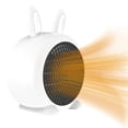 thumbnail image 1 of 800W Space Heater 2 Grade Portable Electric Heater with Safe Overheating and Tip Over Protection Heating Settings for Indoor Use, Small Heater for Office Home, 1 of 11