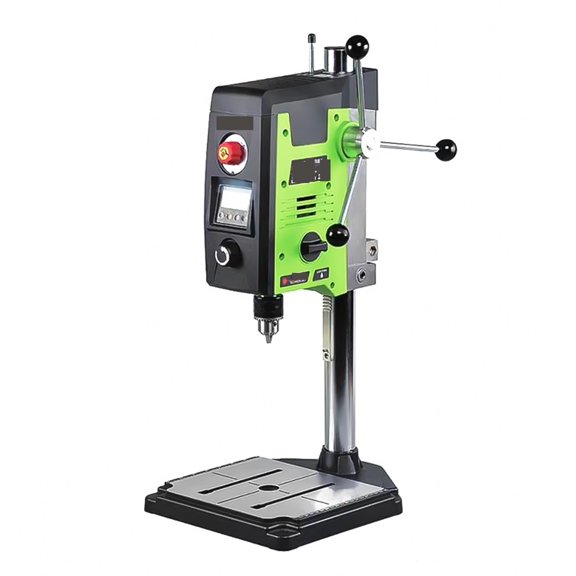 800W Variable Speed Tabletop Drill Press Drilling Machine With Worklight ,Easy to Operate