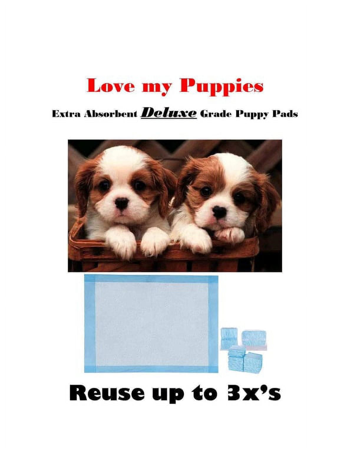 800ct 23x24" Deluxe Extra Absorbent Puppy Dog Training Pee Pads Reusable up 3x's 28gr
