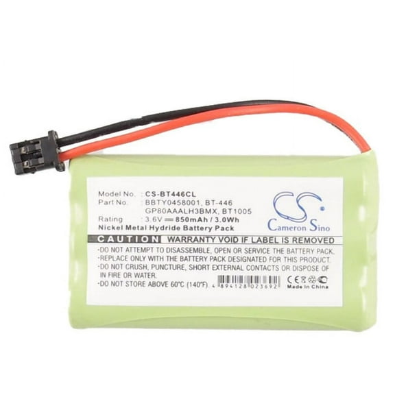 800mAh Uniden BBTY0458001 BT-446 BBTY0457001 Battery for TRU9485 TRU446-2 DCX640 DCT746M TRU5865-2 TRU8888 TRU448-2 TXC580 TCX90