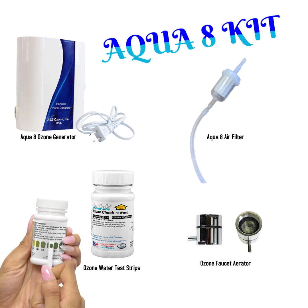 800mg Aqua8 Ozone Generator Kit Water Food Sterilizer Purifier Machine Ozonator