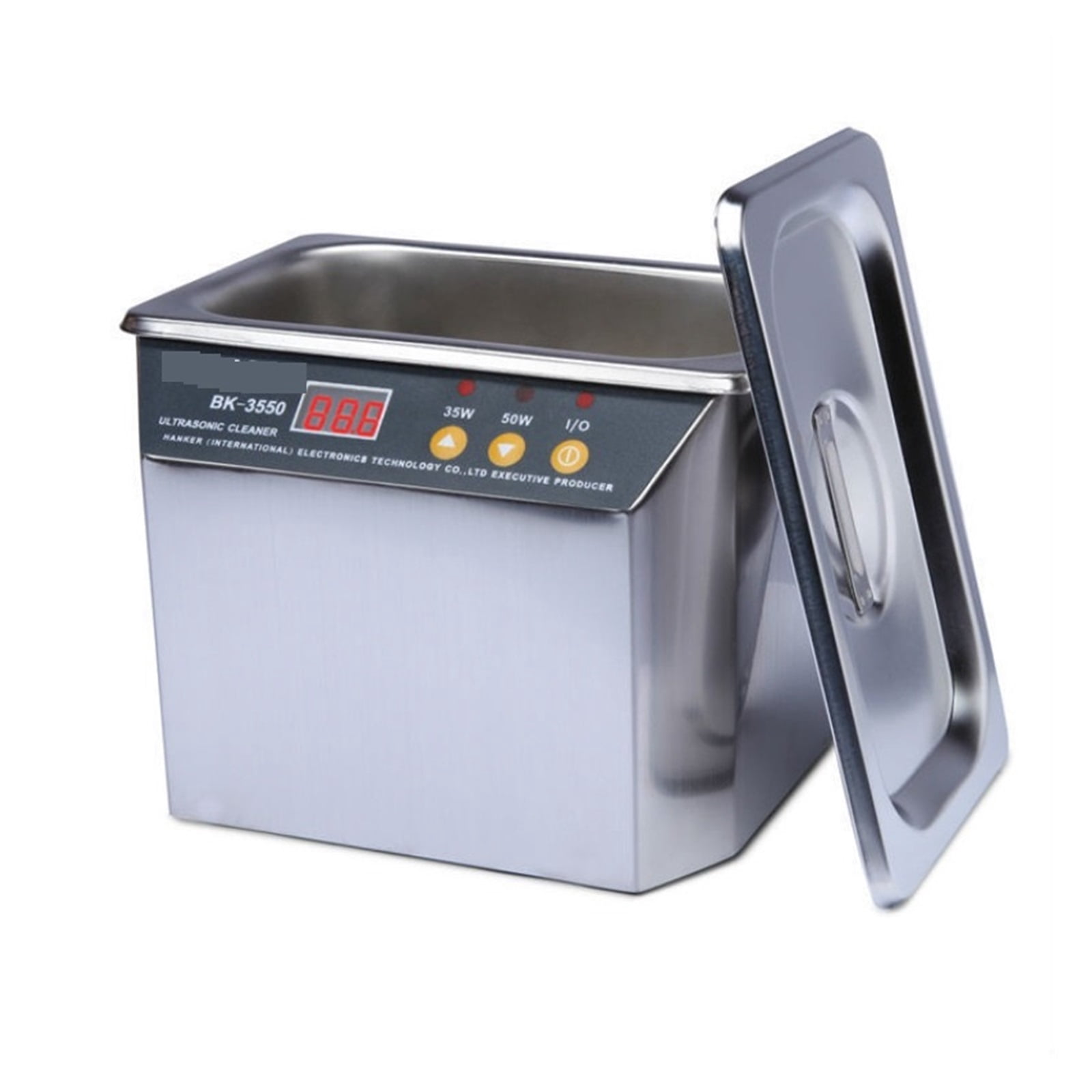 800ml 35W/50W Ultra Cleaning Machine Clock With False Teeth Glasses Jewelry Jade Jewelry Diamond Ring Cleaner