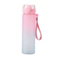 thumbnail image 1 of 800ml Gradient Color Portable Straight Drinking Bottle with Tea Infuser, One-Press Open Lid and Leak-Proof Seal, Large Capacity Sports Water Bottle for Youngsters and Fitness Enthusiasts, 1 of 6