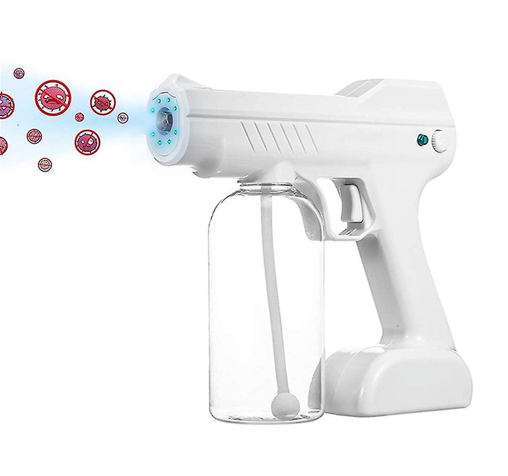 800ml Portable Rechargeable Blue Light Nano Steam Spray Gun Sprayer