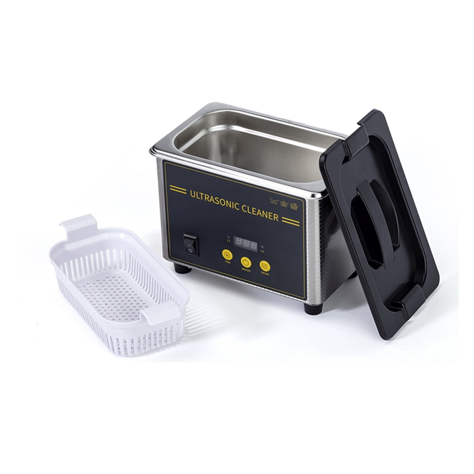 800ml Ultrasonic Cleaner Bath Timer Jewelry Brush Glasses Manicure Stones Cutters Dental Razor Parts Ultrasound Sonic ,Strong Cleaning