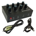thumbnail image 1 of -801 Condenser Microphone Expander 8 Channel 3.5mm Microphone Mixer Multi-Channel Input Expander Hub, 1 of 6