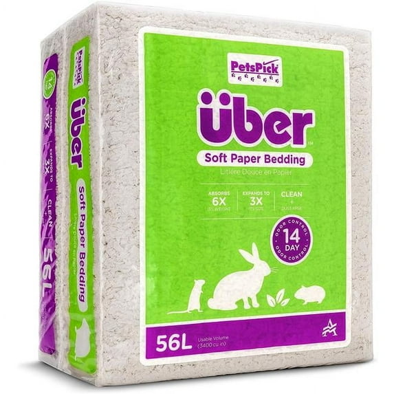 801000-3400PWUBPK35 56 Litre Uber Soft Paper Pet Bedding