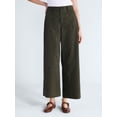 thumbnail image 1 of Free Assembly Women's The Larchmont Embroidered Cropped Patch Pocket Pants, 26" Inseam, Sizes XS-4X, 1 of 6