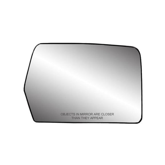 80194 - Fit System Passenger Side Non-heated Mirror Glass w/ backing plate, Ford F150 04-08 (does not fit STX models), F150 09-14, Mark LT 06-08, 6 13/ 16" x 9 1/ 8" x 10 1/ 2" (w/ o Blind Spot)