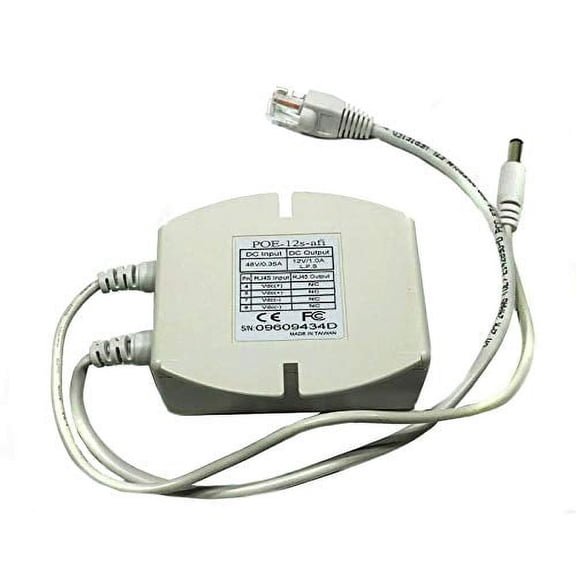 802.3af POE Splitter for 12V/0.67A Non-POE Devices