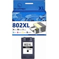 thumbnail image 1 of 802 802XL CH563ZZ CH564ZZ Ink Cartridges Compatible for 1510 1050 1000 1010 1101 1102 2050 Printers, Leak-Proof Design Crisp Printing, Home & Office Use, 1 of 7
