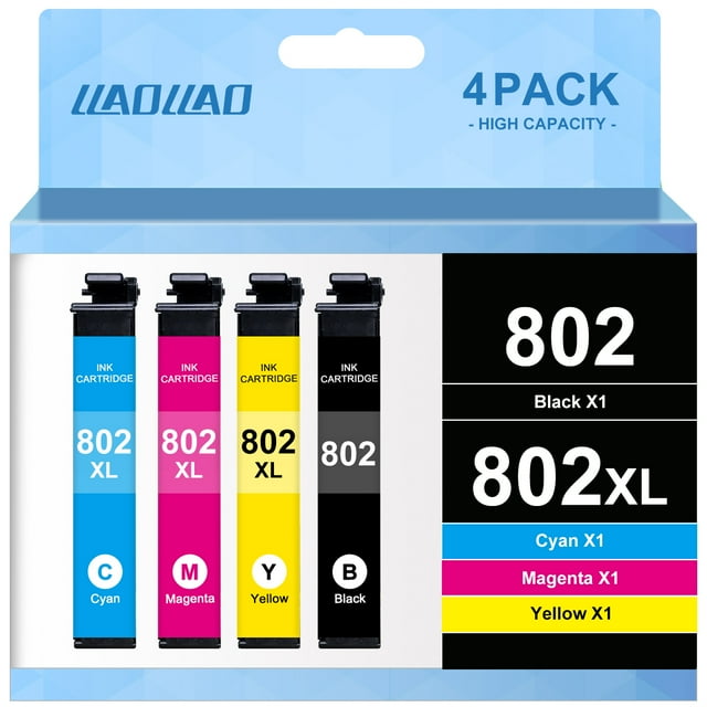802 Ink Cartridge for Epson 802XL 802 XL Ink for Epson Workforce Pro WF