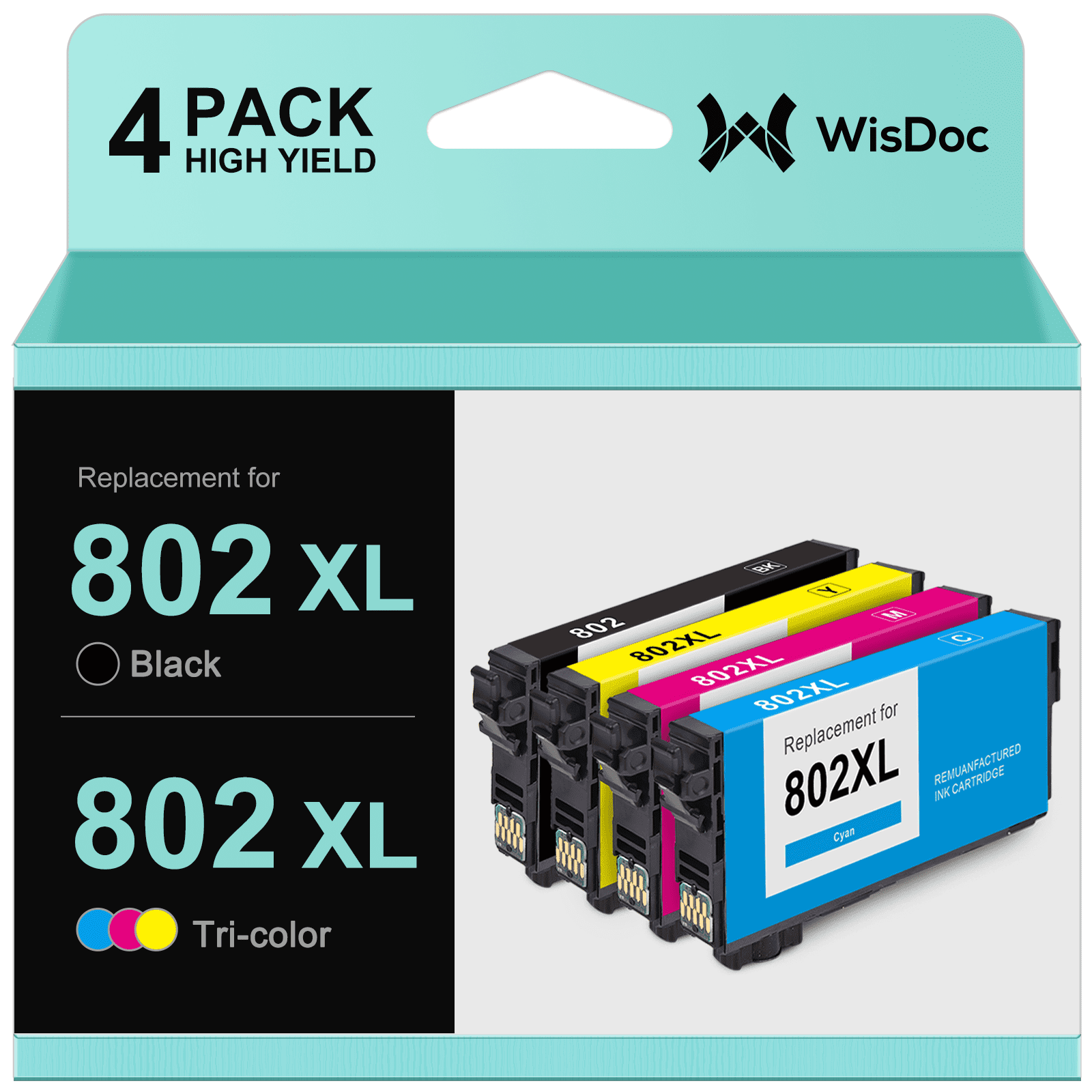 802 Ink Cartridges for Epson Ink 802XL 802 T802XL T802 Cartridges for