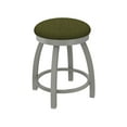 thumbnail image 1 of 802 Misha 18" Swivel Vanity Stool with Anodized Nickel Finish and Graph Parrot Seat, 1 of 2