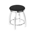thumbnail image 1 of 802 Misha 18" Swivel Vanity Stool with Chrome Finish and Graph Coal Seat, 1 of 2