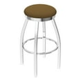 thumbnail image 1 of 802 Misha 30-inch Swivel Bar Stool with Chrome Finish and Canter Saddle Seat, 1 of 2