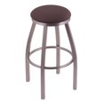 thumbnail image 1 of Holland Bar Stool Co. 802 Misha 36"" Bar Stool with Stainless Finish, Axis Truffle Seat, and 360 swivel, 1 of 2