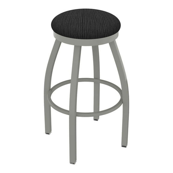 Holland Misha XL 36" Bar Stool - Nickel/Graph Coal Seat