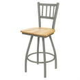 thumbnail image 1 of Holland Bar Stool Co Misha 36 in. Extra Tall Swivel Bar Stool with Wood Seat, 1 of 2
