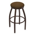 thumbnail image 1 of 802 Misha 36" Swivel Extra Tall Bar Stool with Bronze Finish and Rein Thatch Seat, 1 of 2