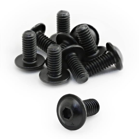 8020, 3330, 15 Series, 5/16-18 x 0.687 Inch 11/16 Inch Flanged Button Head Socket Cap Screw (FBHSCS) Bolts (25 Pack)