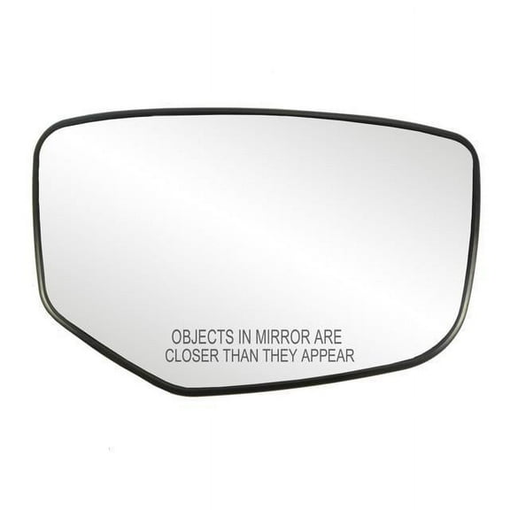 80215 - Fit System Passenger Side Non-heated Mirror Glass w/ backing plate, Honda Accord 08-12, 4 7/ 8" x 7 5/ 8" x 7 3/ 4", will not fit Crosstour