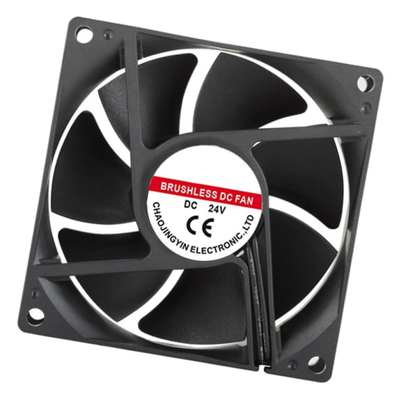 8025 Cooling Fan Quiet Operations High Airflows ABS Housing for Printers CPU Servers DVRs Networking Storage Devices
