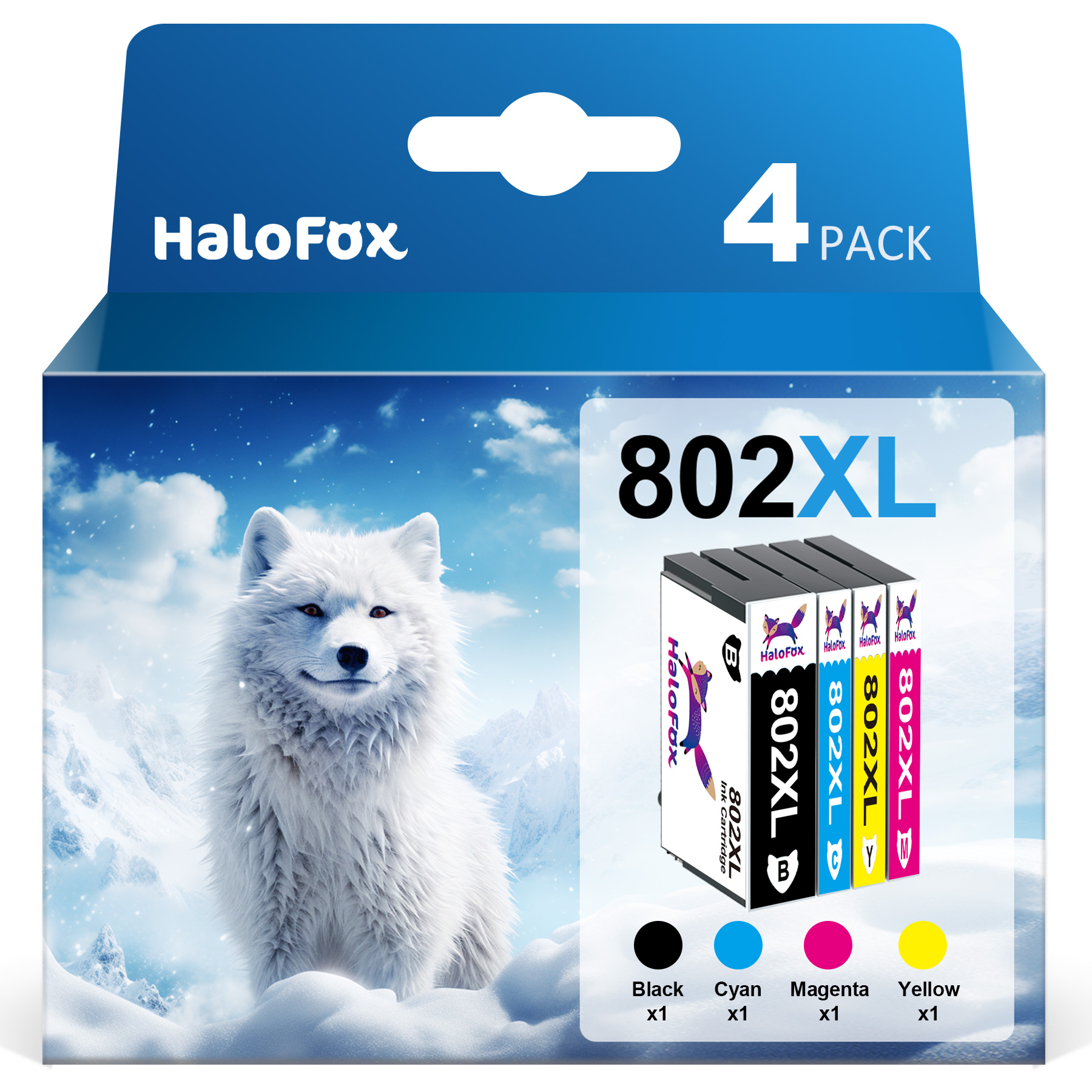 802 Ink Cartridge for Epson 802XL 802 XL Ink for Epson Workforce Pro WF
