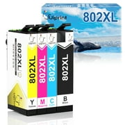 802XL Ink Cartridge for Epson Ink 802 XL 802XL to Use with Workforce Pro WF-4730 WF-4720 WF-4734 Printer (Black Cyan Magenta Yellow, 4-Pack)