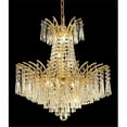 thumbnail image 1 of 8032D19G-RC 19 Dia. x 19 H in. Victoria Collection Hanging Fixture - Gold Finish, Royal Cut, 1 of 1